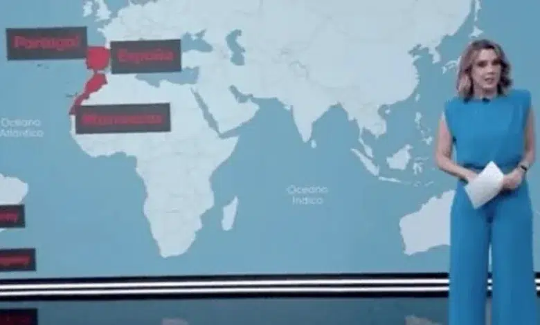 خريطة المغرب بصحرائه على التلفزيون الرسمي الإسباني تُزعج حزب سومار