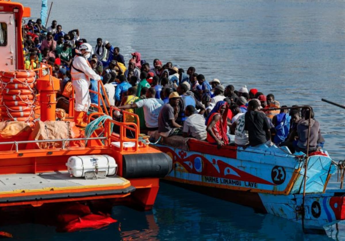 إنقاذ 62 مهاجر غير نظامي قبالة سواحل جزر البليار