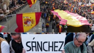 اليمين و اليمين المتطرف بإسبانيا يحشدون مؤيديهم ضد حكومة بيدرو سانشيز