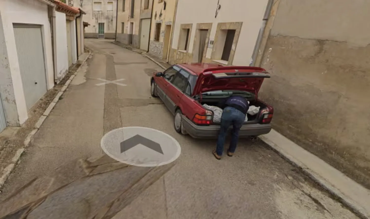 صورة من خرائط غوغل تميط اللثام عن جريمة قتل في بلدة إسبانية