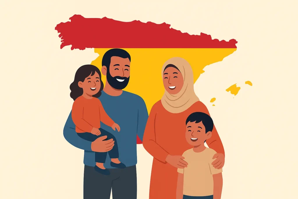 التجمع العائلي في إسبانيا الشروط والإجراءات خطوة بخطوة