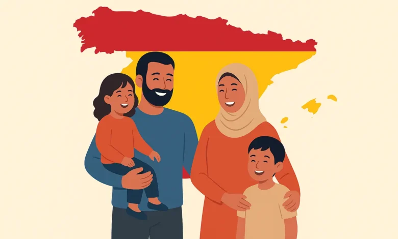 التجمع العائلي في إسبانيا الشروط والإجراءات خطوة بخطوة