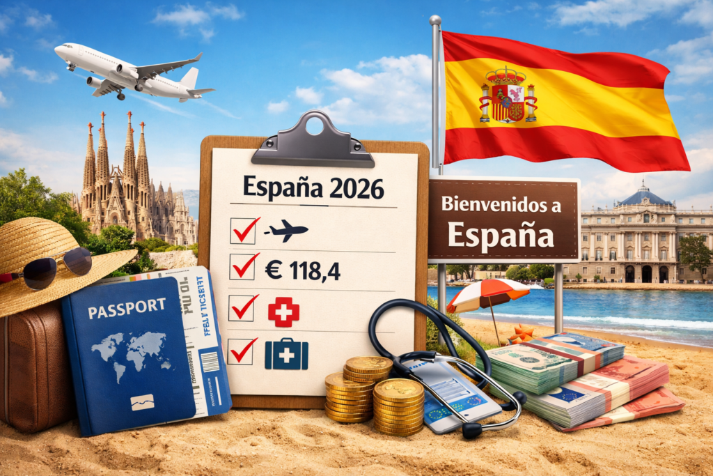 شروط دخول السياح إلى إسبانيا في 2026 دليل مبسّط