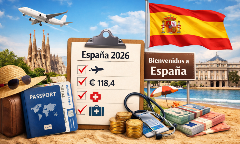 شروط دخول السياح إلى إسبانيا في 2026 دليل مبسّط