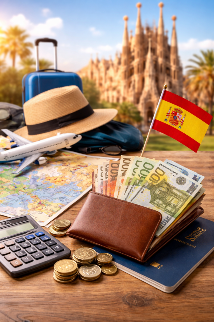 الدخول إلى إسبانيا كسائح في 2026 المتطلبات المالية بالتفصيل