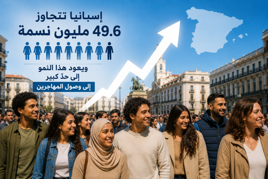 إسبانيا تقترب من 50 مليون نسمة.. والمغاربة ضمن أكبر الجاليات الوافدة