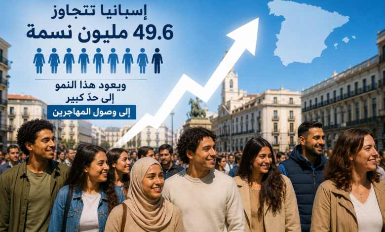 إسبانيا تقترب من 50 مليون نسمة.. والمغاربة ضمن أكبر الجاليات الوافدة