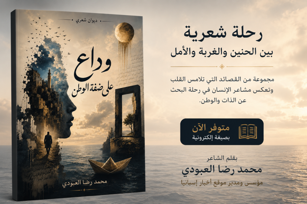 بين الحنين والغربة… ديوان شعري جديد لمدير موقع أخبار إسبانيا